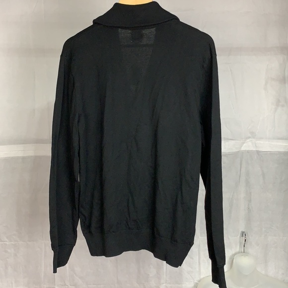 Gap Black Button Down Cardigan V-Neck Sweater - 43 - Picture 5 of 12